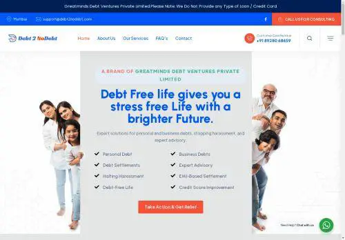 debt2nodebt.com Reviews & Scam